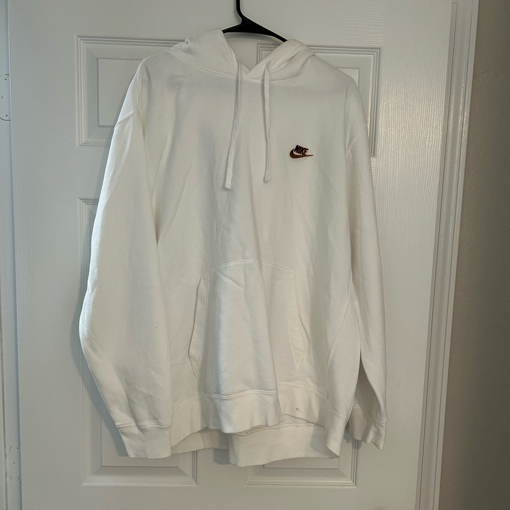 Nike White Hoodie x XXL